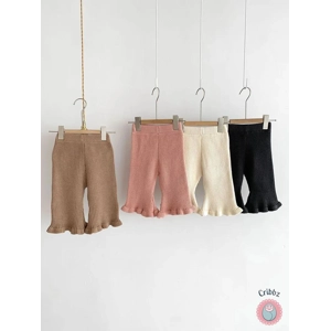 Soft Knit Flare Autumn Baby Girl Pants