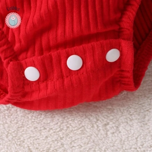 Infant Christmas Snowflake Dress with Headwear