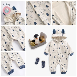 Winter Baby Boys Animal Jumpsuit Romper