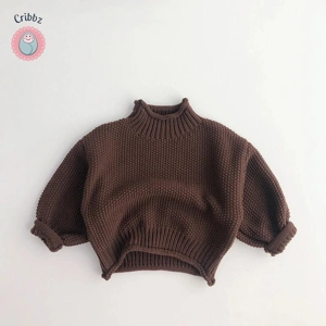 Winter Korean Style Kids Turtleneck Sweater