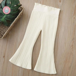 Adorable Knitted Wide Leg Trousers for Girls