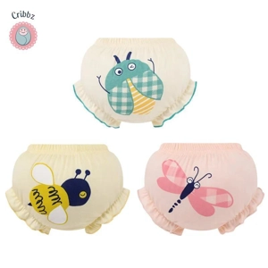 Cotton Bow Underpants for Baby Girls