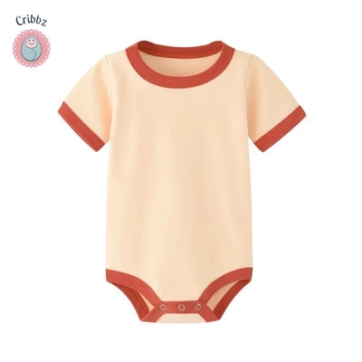 Organic Cotton Summer Baby Romper Jumpsuit title=