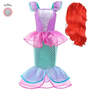 Ariel Themed Princess Dress for Kids