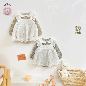 Baby Girl Lace Bodysuit Jumpsuit