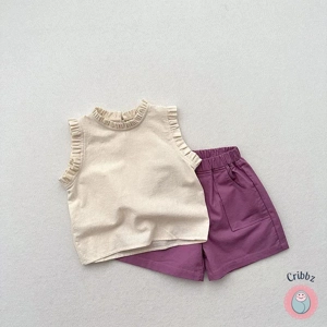 Floral Sleeveless Summer Vest for Kids