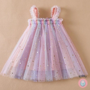 Summer Strawberry Bow Princess Dress