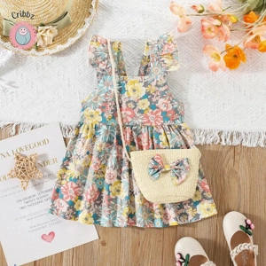 Summer Floral Cotton Baby Dress
