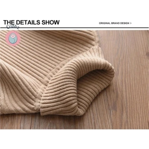 Cozy Turtleneck Knit Sweater for Kids