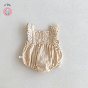 Cute Baby Girls Lace Bodysuit Jumpsuit