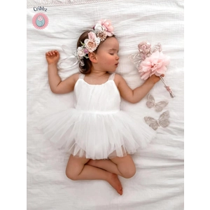 Toddler Princess Lace Polka Dot Romper