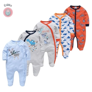 Soft Cotton Baby Sleepers and Rompers