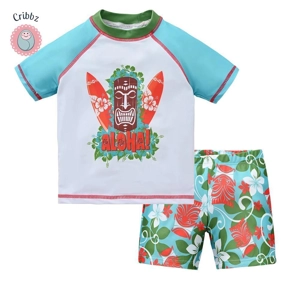 Cool Print Boys Swim Shorts