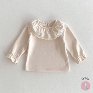 Baby Girl Lace Collar Undershirt