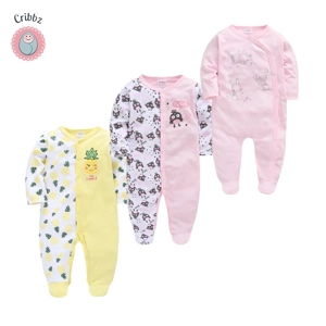 Soft Cotton Baby Sleepers and Rompers