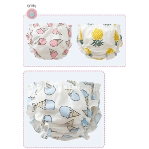 Cute Cotton Fruit Print Kids Underwear
