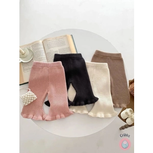 Soft Knit Flare Autumn Baby Girl Pants