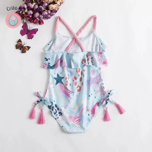 Adorable Toddler Girls Sun Protection Swimsuit