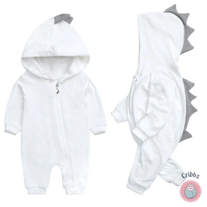 Newborn Bear Hoodie Jumpsuit Outfit