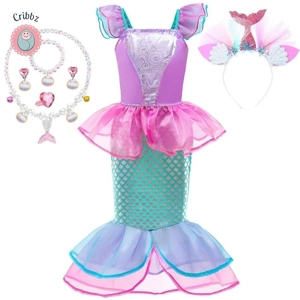Ariel Themed Princess Dress for Kids
