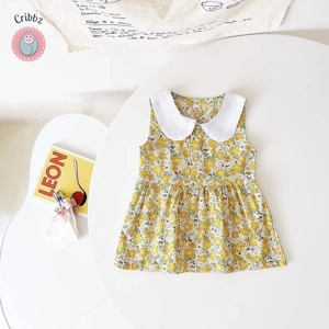 Sanlutoz Floral Sleeveless Baby Girl Dress
