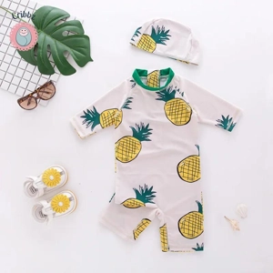 Infant Toddler Sunscreen Swimwear Set