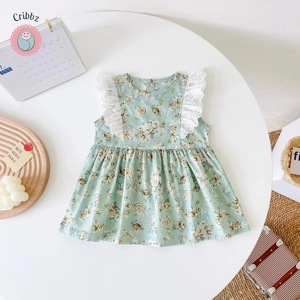 Summer Lace Flower Dress for Baby Girls