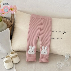 Cute Cartoon Knitted Leggings for Kids