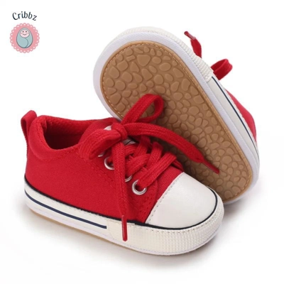 Meckior Non-slip Baby Canvas Sneakers title=