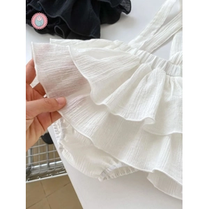 New Spring Girls Layered Ruffle Skirt