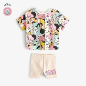 Cartoon Minnie Summer Tracksuit Set