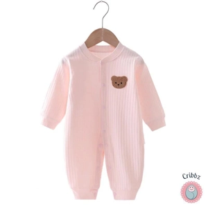 Soft Cotton Bear Romper for Babies