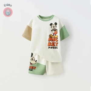 Casual Mickey T-Shirt and Shorts Set