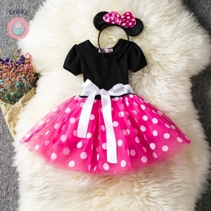 Cute Polka Dot Baby Girls Dress