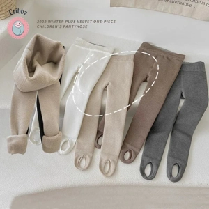 Fur Lined High Elastic Girls Leggings