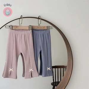Adorable Baby Flared Trousers with Bow