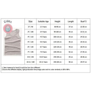 Childrens Cotton Casual Summer Vests
