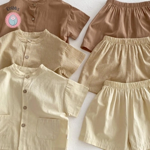 Casual Boys Short Sleeve Clothing Set