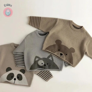 Casual Knit Pullover Sweater for Kids