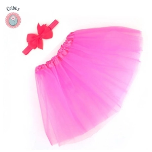Cute Baby Girls Tutu Skirt and Headband Set