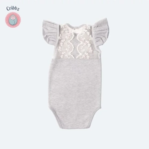 Cotton Lace Baby Girl Romper Dress