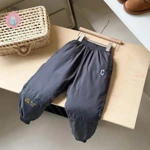 Winter Waterproof Down Pants for Kids