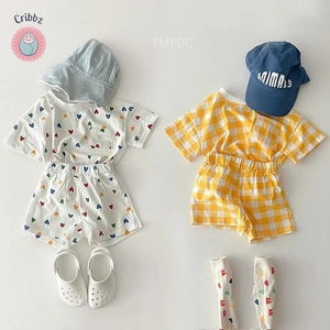 Summer Toddler Polka Dot Outfit Set