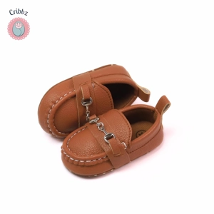 Vintage Leather Multicolor Baby Moccasins