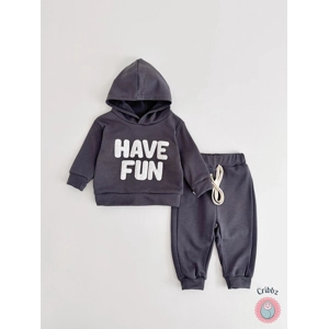 Baby Sports Suit with Hooded Sweat Pants