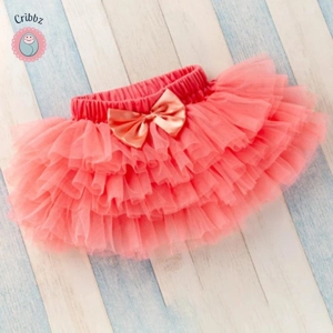 Rainbow Tulle Tutu Bloomers for Baby Girls