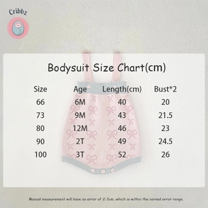 Autumn Knitted Bodysuit for Baby Girls