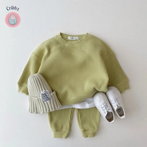 Korean Cotton Kids Tracksuit Set