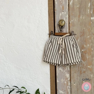 Kids Striped Cotton Summer Shorts