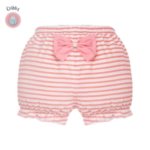 Cotton Baby Girl Stripe Bow Panties